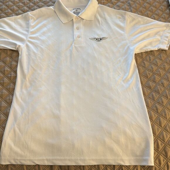 Fastred Bentley Motors White Short Sleeve Woman’s Polo Shirt. Size Small. - Picture 3 of 5
